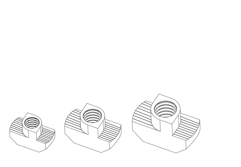 T型螺母结构图